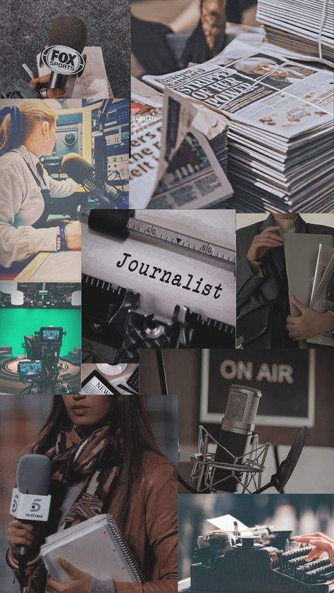 Project 50 Aesthetic Wallpaper, Journalist Aesthetic Wallpaper, Sports Reporter Aesthetic, Jornal Wallpaper, Reporter Aesthetic, Journalist Ideas, Sport Management Career, Journalism Aesthetic, Journalism Job