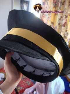 Haru cosplay ♥ : Tutorial: Como hacer sombrero de capitana Sailor Party, Куклы American Girl, Hat Patterns Free, Cosplay Tutorial, Cosplay Outfits, Hat Making, Hat Pattern, Baby Car Seats, Hats For Men