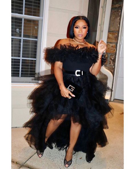 Sneakerball Dress, Sneakerball Party Outfits, Toya Johnson, Fishtail Dresses, Hair Bobs, Toya Wright, Sneaker Ball, Birthday Outfit For Women, Gala Outfit