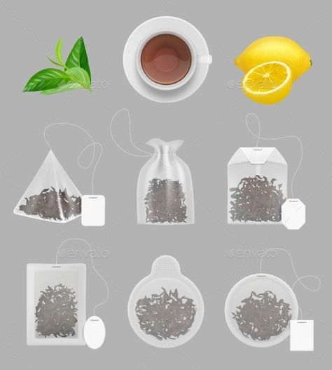 Herbal Tea Packaging Design, Teabag Packaging, Tea Bag Design, Herbal Illustration, Ctc Tea, Tea Packaging Design, Healing Tea, Graphic Design Photoshop, Tea Bar