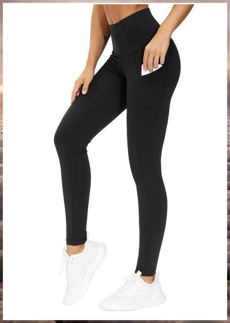 THE GYM PEOPLE Thick High Waist Yoga Pants with Pockets, Tummy Control Workout Running Yoga Leggings for Women Yoga Pants Fit, Gym People, Casual Restaurants, Yoga Pants With Pockets, High Waist Yoga Pants, Leggings With Pockets, Pants With Pockets, Leggings For Women, Best Leggings