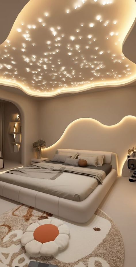 😱 Apps To Design Rooms, Room Led Lights Ideas, Dream Rooms For Adults, Bedroom Ceiling Design Modern Luxury, Sleeping Capsule, Neon Interior Design, Adult Room Decor, Bedroom Lights, House Interior Design Styles