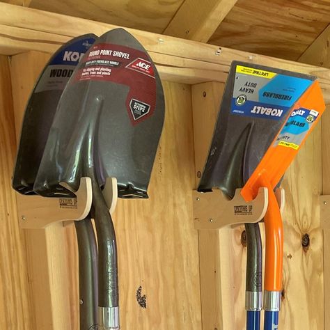 Shed Organizer, Yard Tool Rack, Tool Shed Organizing, Garden Tool Organizer, Shed Shelving, Garden Tool Holder, Garden Tool Rack, Yard Sheds, Storage Shed Organization