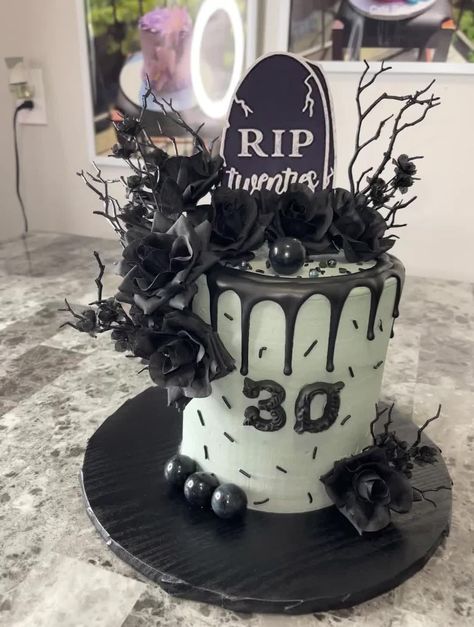 Coffin Birthday Cake, Rip 20s Birthday Party Cake, Rip 30th Birthday Cake, Rip Twenties Birthday Cake, Emo Birthday Cake, Rip To My 20s Cake, Rip Cake, Rip 20s Birthday Party, Coffin Cake