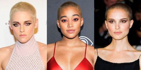 Women With Shaved Heads, Buzzed Hair Women, Buzz Cut Women, Shaved Hair Women, Girls With Shaved Heads, Shaved Heads, Buzz Cut Hairstyles, Kellie Pickler, Shaved Head Women