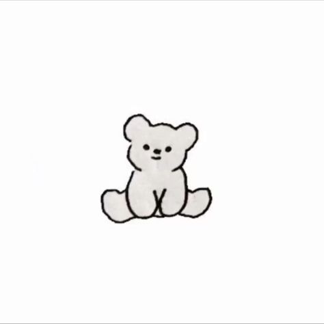 ‹𝟹 Small Bear Drawing, Teddy Bear Face Tattoo, Cute Bear Drawings Cartoon, Matching Bear Tattoos, Teddy Bear Drawing Cute, Bear Drawing Simple, Cute Bear Doodle, Teddy Bear Drawings, Teddy Bear Drawing Easy