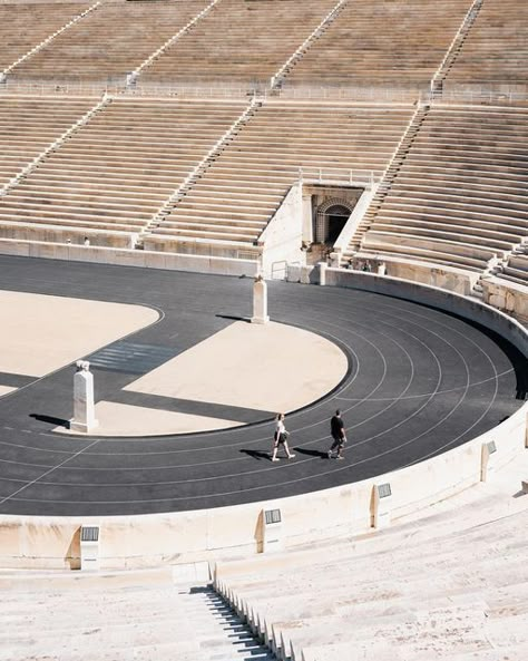 Panathenaic Stadium Athens, Greek Olympics Aesthetic, Greek Olympics, Jo Aesthetic, Panathenaic Stadium, Traveling To Greece, Ancient Olympic Games, Ancient Olympics, Greece History