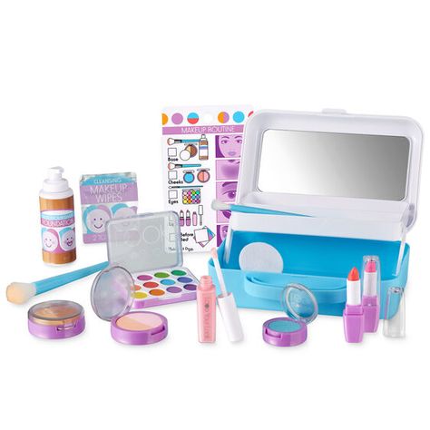 LOVE YOUR LOOK - Makeup Kit Play Set Kite Shop, Makeup Routines, Pretend Makeup, Makeup Kit For Kids, Play Makeup, Melissa And Doug, Makeup Wipes, Puzzle Shop, Pretend Play Toys