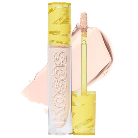 Revealer Super Creamy + Brightening Concealer and Daytime Eye Cream - Kosas | Sephora Brightening Concealer, Arnica Montana, Full Coverage Concealer, Sodium Benzoate, Skin Cream, Face Oil, Eye Cream, Hyaluronic Acid, Concealer