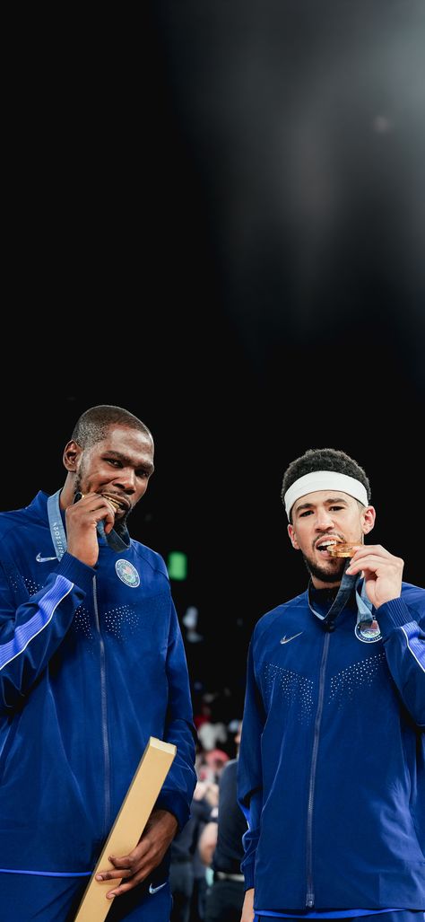 Devin Booker, Kevin Durant, Team USA, Paris 2024 Olympics, Olympic Basketball Wallpaper Kevin Durant Aesthetic, Basketball Wallpaper 4k, Olympics Wallpaper, Devin Booker Basketball, Devin Booker Wallpaper, Kevin Durant Wallpapers, Mvp Basketball, Basketball Wallpapers, Team Usa Basketball