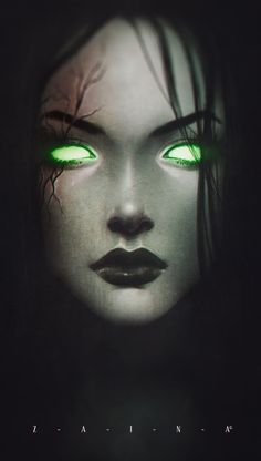 Girl Character Inspiration, Best Digital Art, Warrior Angel, Fantasy Witch, Glowing Eyes, Green Magic, Magic Aesthetic, Arte Fantasy, Fantasy Inspiration