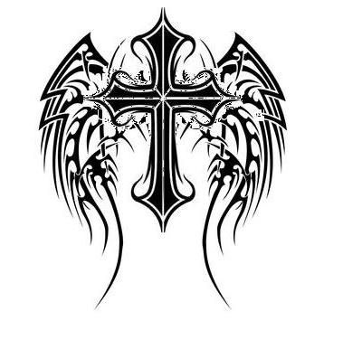 Wings | Cross with Angel Wings by AJ Kidman | Flickr - Photo Sharing! Cross With Angel Wings, Cross With Wings Tattoo, Cross With Wings, Draw Tattoo, Cross Drawing, Celtic Cross Tattoos, Cross Tattoo For Men, Cross Tattoos, Holy Quotes