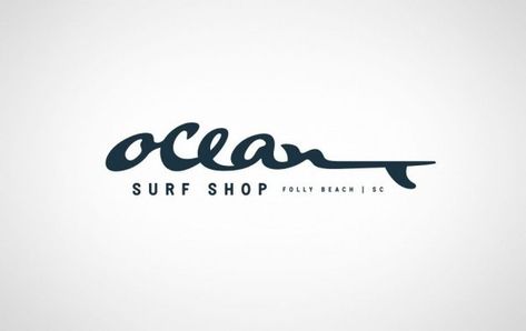 OCEAN_SURF_SHOP_FOLLY_BEACH_LOGO_CHARLESTON #logo #design Surf Shop Logos, Best Logos, Surf Logo, Portfolio Theme, Beach Logo, Surf Brands, Ocean Surf, Surf Design, Beautiful Branding