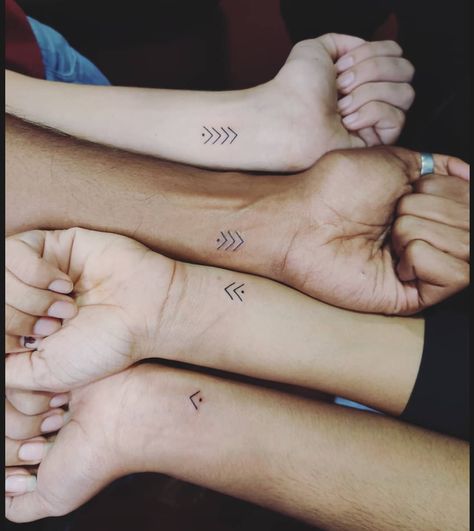 Multiple Siblings Tattoo, Triple Tattoo Family, 3 Person Sibling Tattoo, 3 Generation Matching Tattoos, 4 Siblings Tattoo Ideas, Three Sibling Tattoos Simple, 6 Siblings Tattoo, 2 Sibling Tattoos, Sibling Tattoos For 4 Brother And Sister