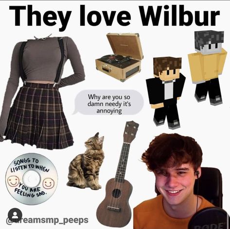 Wilbur Soot Outfit Inspiration, Wilbur Soot Outfit Aesthetic, Wilbur Soot Aesthetic Clothes, Dsmp Outfit Ideas, Wilbur Soot Outfit, Mcyt Outfits, Dsmp Merch, Dsmp Outfits, Annoying Songs