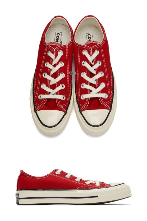 Red Chuck 70, Converse Chuck 70 Low, Red Chucks, Chuck 70 Low, Black Chucks, Converse Low Tops, Converse Red, Converse Chuck 70, White Zebra