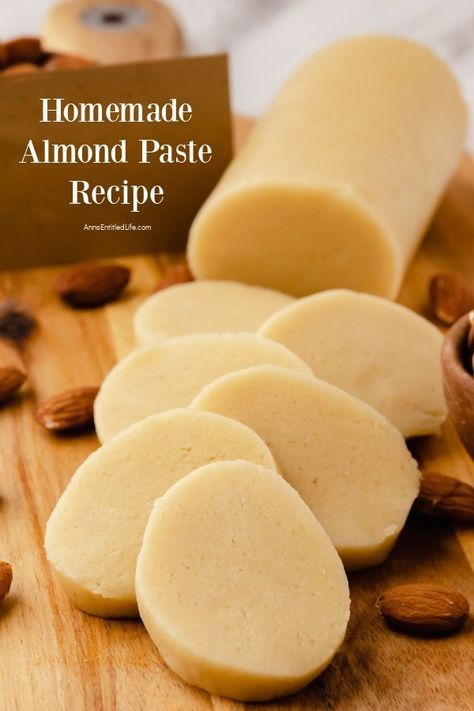 Almond Cookies Chinese, Almond Paste Cookies, Almond Paste Recipes, Marzipan Recipe, Italian Almond Cookies, Paste Recipe, Almond Paste, Almond Flour Recipes, Money Savers