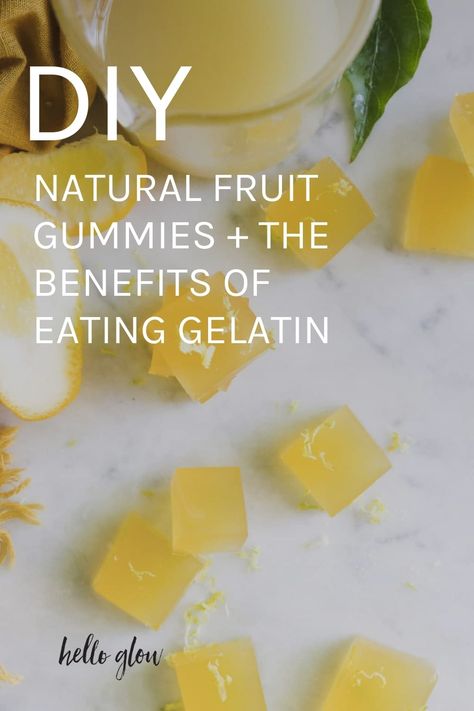 How to make your own natural gummies with lemon, ginger and gelatin Gelatine Recipes Healthy, Gelatin Gummies Recipe, Ginger Gummies Recipe, Gelatin Gummy Recipes, How To Make Gummies, Lemon Gummies, Gelatin Gummies, Ginger Gummies, Fruit Snack Recipe