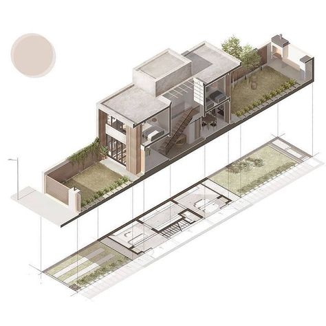 Architect Life, Sectional Perspective, Revit Tutorial, Architecture Business, Architecture Design Presentation, Axonometric Drawing, Urban Analysis, Urban Design Graphics, Interior Architecture Drawing