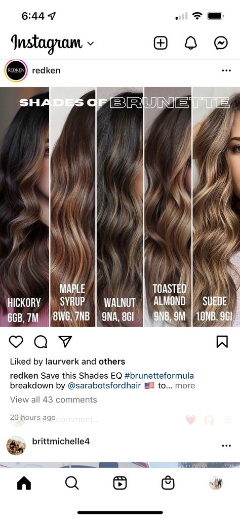 Level 6 Brown Hair, Level 6 Hair, Level 6 Hair Color, Haircuts Ideas For Women, Redken Hair Color, Brown Hair Shades, Redken Hair Products, Haircuts Ideas, Hair Toner