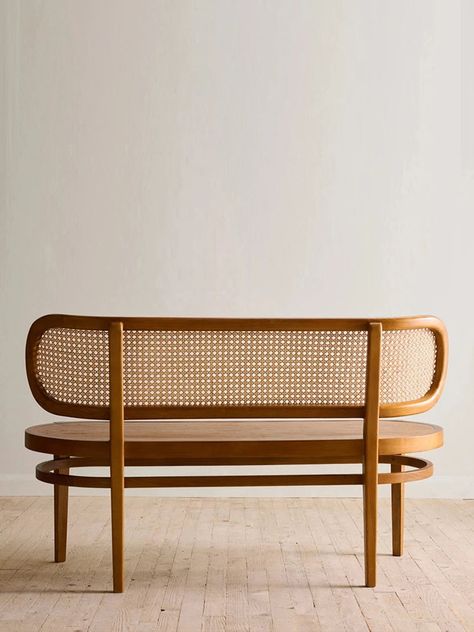 The Normandie Bench features a timeless design, with each intricately carved detail showcasing the skill of our artisans. The use of high-quality wood not only ensures durability but also imparts a warm, organic feel to the piece. The hand-carved elements add a touch of sophistication, making it a focal point in any sp Japanese Bench, Rattan Bench, Japandi Home, Japandi Decor, Japanese Decor, Living Room Bench, Ottoman Bench, Wooden Chair, Cabinet Furniture