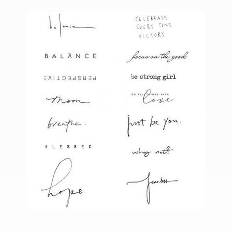 Tattoo Ideas Font, Balance Tattoo Ideas, Strong Tattoo Quotes, Simplicity Tattoos, Small Hip Tattoos Women, Tattoo Writing Fonts, Fearless Tattoo, Courage Tattoos, Enough Tattoo