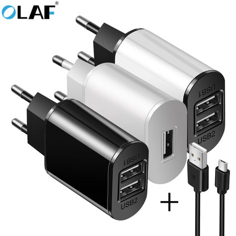 nice 2 USB Charger 5V 2A EU Plug adapter Wall Mobile Phone Charger Portable Charge Micro Cable For Samsung Xiaomi Charging Tablet Check more at http://acehomestore.com/product/2-usb-charger-5v-2a-eu-plug-adapter-wall-mobile-phone-charger-portable-charge-micro-cable-for-samsung-xiaomi-charging-tablet/ Ipad Features, Portable Phone Charger, Shipping Tags, Travel Wall, Micro Usb Cable, Adapter Plug, Charger Adapter, Portable Charger, Phone Charger