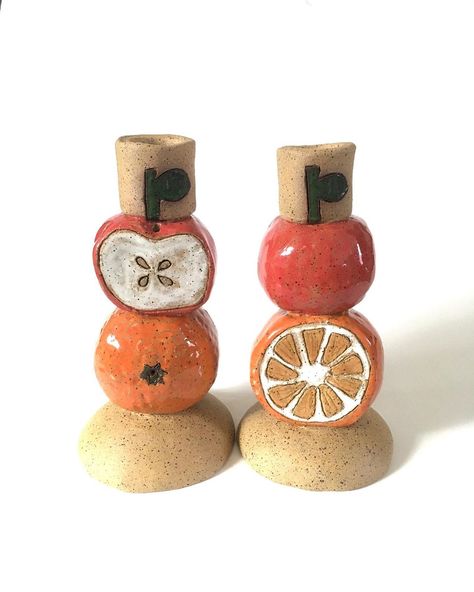 Apples And Oranges, Ceramic Candlestick, Star Apple, Pink And Purple Flowers, Ceramic Figurines, Ceramic Ideas, Flower Fairy, Plant Pots, Trinket Dishes