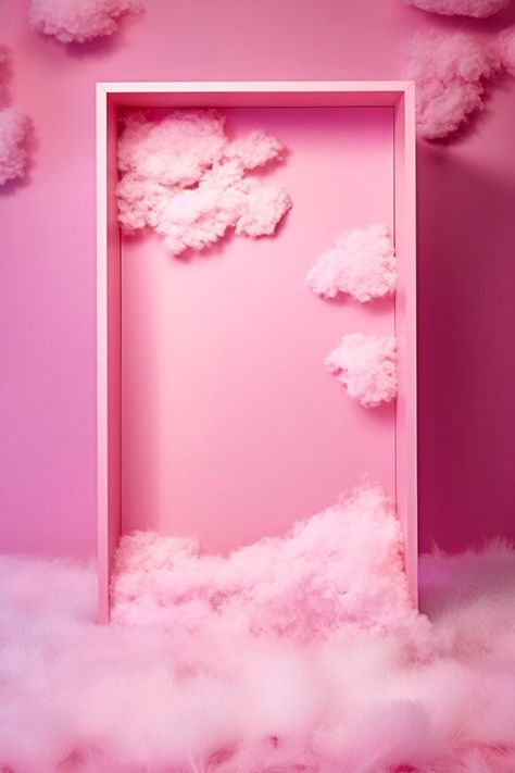 Business Pink Aesthetic, Pink Photography Background, Digital Backdrops Free Photo Backgrounds, Birthday Photo Wall Backdrop, Salon Photo Backdrop Wall, Bright Pink Room, Bow Backdrop, Props For Photoshoot, Barbie Bar