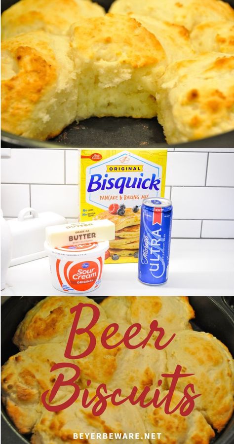 Easy Drop Biscuit Recipe, Bisquick Drop Biscuits, Baked Mostaccioli Recipe, Drop Biscuit Recipe, Beer Biscuits, Bisquick Biscuits, Easy Drop Biscuits, Drop Biscuits Recipe, Beer Bread Recipe