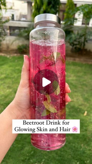 Priyanka Meena | fabulous_feast on Instagram: "Amazing Beetroot drink for glowing skin ,good hair ,immunity booster, can help in problems of pcod and fatty liver 🌸  Share with your family and friends ✌️  Follow @fabulous_feast 💕  #beetrootdrink #detox #skincare #haircare #immunitybooster #immunity #skincareroutine #beetroot #vitaminc #healthydrink #healthy #drinks #detoxdrinks #summerdrinks #drinkspecials #explore #weightloss #diet #exploremore" Glow Skin Drink Recipe, Beetroot Detox Water, Immunity Booster Drink, Detox Water For Glowing Skin, Beetroot Drink, Honey Drinks, Glowing Skin Diet, Skin Drinks, Chicken Biryani Recipe