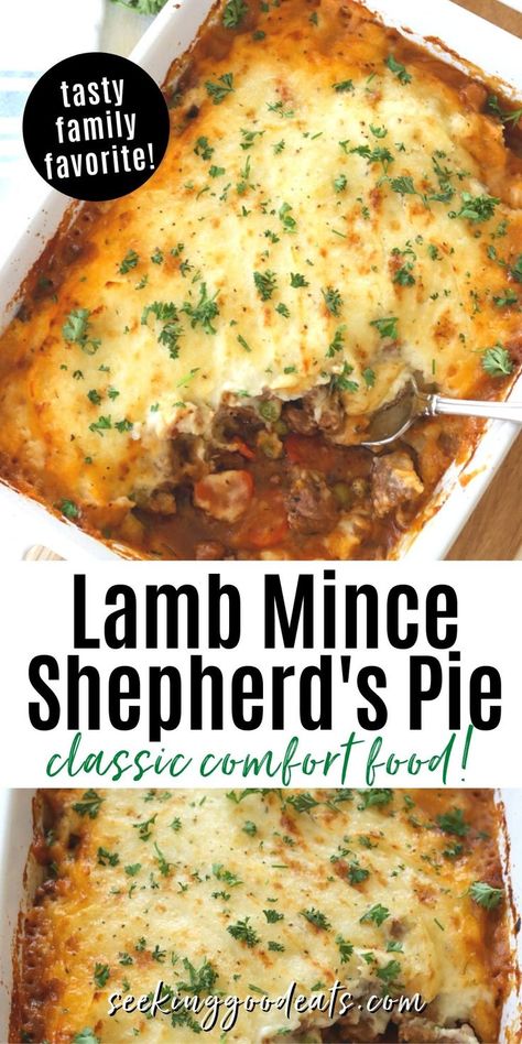 Lamb Pot Pie Recipe, Lamb Shepherds Pie Recipe, Lamb Casserole Recipes, Lamb Shepherds Pie, Lamb Mince Recipes, Ground Lamb Recipes, Lamb Casserole, Lamb Stew Recipes, Shepherd's Pie Recipe