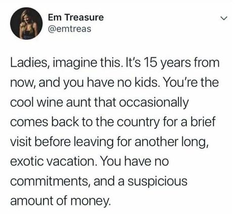 whitepeopletwitter: “All hail the cool wine aunt ” Aunt Aesthetic, Single Aunt, Rich Aunt, Aunt Quotes, Exotic Vacations, Future Life, The Villain, Tumblr Funny, The Cool