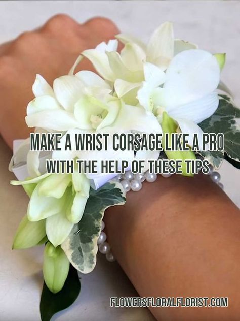 Diy Wrist Corsage Tutorial, How Do You Make A Wrist Corsage, Making A Corsage Wristlets, Making A Wrist Corsage, Making A Wrist Corsage Diy Tutorial, Corsage Cuff Bracelet Diy, Homecoming Wrist Corsage Wristlets, Wrist Courage For Wedding, How To Make Wrist Corsage Prom