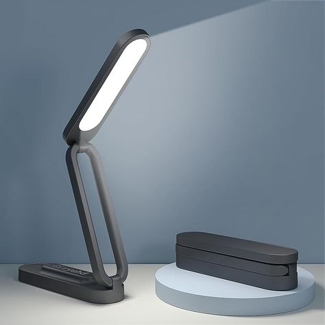 Giryuhd LED Desk Lamp for Office Home & Battery Operated Lamp Rechargeable Lamp Foldable & Portable Light, LED Desk Light Strip, 3 Brightness Dimmable Small Desk Lamp Wireless Reading Lamp - Amazon.com Desk Lamp Ideas, Lamp For Office, Battery Powered Lamp, Battery Operated Lamps, Small Desk Lamp, Led Desk Lighting, Desktop Lamp, Wireless Lights, Battery Powered Light