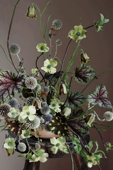 HART floral design | dogwood Floral Styling Photography, Grand Flower Arrangements, Victorian Floral Arrangements, Dogwood Arrangement, Masculine Bouquet, Moody Flower Arrangements, Masculine Flower Arrangements, Masculine Florals, Masculine Floral Arrangements