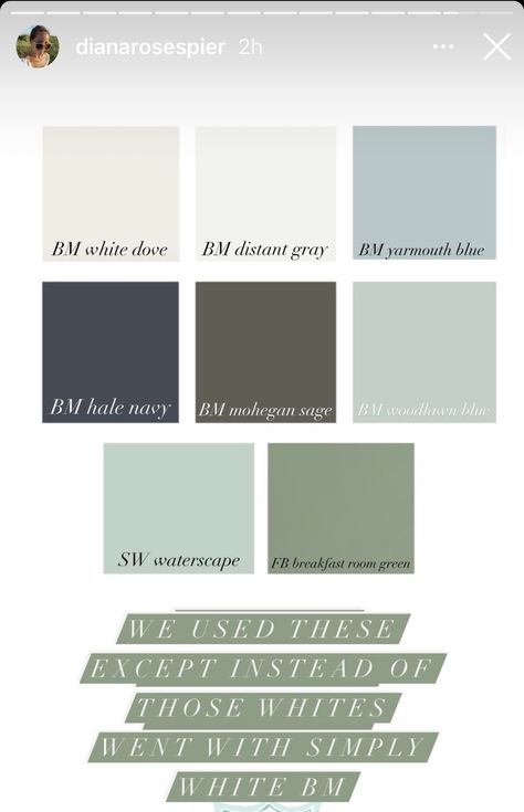 Sage And Navy Palette, Muted Blues And Greens, Sea Foam Green Color Scheme, Colors That Go With Seafoam Green, Blues And Greens Palette Home, Greens That Go With Hale Navy, Green And Blue Paint Palette, Sage And Navy Color Palettes, Blue And Green Home Color Scheme