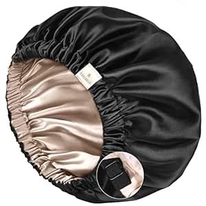 Satin Bonnet Sleep, Sleep Bonnet, Silk Sleep Cap, Silk Hair Bonnets, Hair Bonnets, Sleep Hairstyles, Curly Braids, Sleeping Women, Silk Bonnet