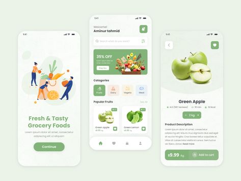 Supermarket App, Desain Ux, Grocery Delivery App, Ux Design Mobile, Ux App Design, Uiux Design, Android App Design, Mobile Application Design, Desain Ui