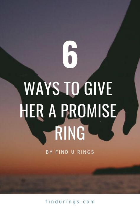 If you are planning on presenting a promise ring to your beloved one, whom you have decided to propose to and marry in the future, instead of simply slipping the ring on her left ring finger, you probably need to think of a creative and romantic way to do it. Now, let us take a look at the tips for how to present a promise ring to your beloved one. #findurings #promisering Giving A Promise Ring Ideas, Promise Ring Ideas Surprise, Promise Ring Proposal Ideas, Promise Rings Proposal Ideas, Ring Proposal Ideas, Promise Ring Proposal, Unique Proposals, A Promise Ring, Young Women Activities