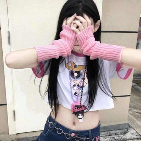 Cute Arm Warmers Arm Warmers Outfit, Goth Gloves, Girls Gloves, Japanese Harajuku, Goth Outfits, Arm Sleeve, Fashion Pattern, Cute Woman, Cutie Patootie