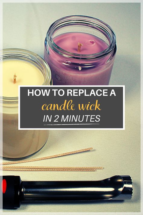 It's not hard to replace your candle wick if you have the right tools and procedure.  Channel your inner candle surgeon to swap out wicks if your candle fails tests or you want to try something new inside.  Visit our website to read and watch how this operation is done!#candlemaking #candlewicks #diycandles How To Make Candle Wicks Diy, How To Make A Candle Wick, Pamper Baskets, Candle Wick Diy, Homemade Candle Wick, Candles For Beginners, Diy Wick, Make Homemade Candles, Homemade Candle Recipes