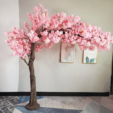 Sakura Tree Decoration, Arch Tree, Decorative Arch, Artificial Cherry Blossom Tree, Tree Props, Showroom Ideas, Tree Artificial, Anime Party, Cherry Blossom Trees