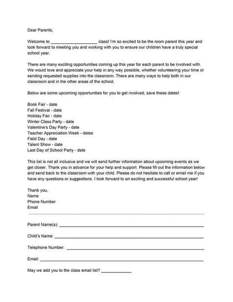 Start the school year off right with these free Room Parent Printables. It's hard being a room mom or dad, make it easier with this customizable room parent introduction letter and teacher favorite things questionnaire. Classroom Mom Duties, Room Mom Letter, Mom Letters, Teacher Questionnaire, Homeroom Mom, Class Mom, Parenting Printables, Co-parenting, Welcome To Class