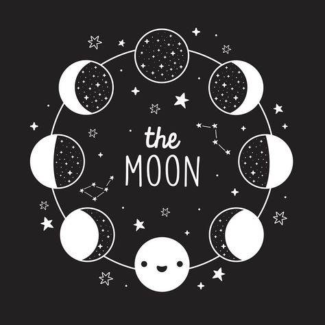 ✨em&sprout✨’s Instagram profile post: “I’ve been designing new tee prints lately and this is one of them, phases of the moon, something I’ve wanted to illustrate for awhile now!…” Phases Of Moon Drawing, Phases Of The Moon Illustration, Faces Of Moon, Moon Phases Illustration, Phases Of The Moon Art, Moon Phases Drawing, Moon Phrases, Phase Of The Moon, Anime Red Hair