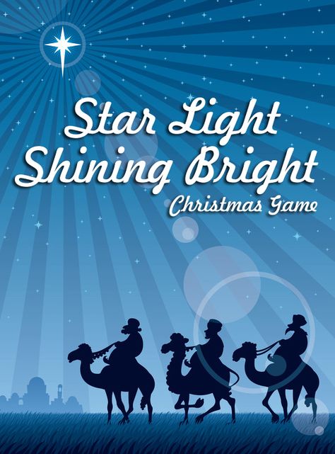 Here is a fantastic Christmas game that will help children learn the story of the Three Wise Men and the journey they took to find Baby Jesus.  We put ourselves in the Wise Men’s shoes by playing a Christmas game that’s all about their story!  Children will search around the house (or classroom) for their designated object, and once they find it, they will have to race to the star. The first child (or team) to make it to the star wins! Christian Christmas Games, Church Christmas Party, Christmas Sunday School, The Three Wise Men, Christmas Units, Christmas Lesson, Christmas Games For Kids, Christmas Bible, Christmas Program