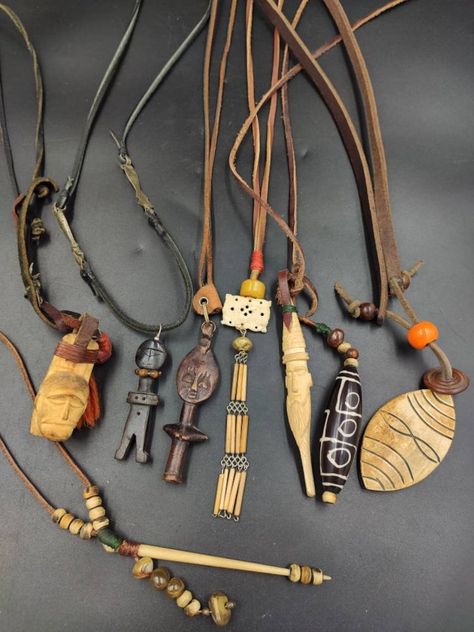 Unique Primitive Pendant, Charm Necklace Gift, Handmade Shaman Amulet Talisman Jewelry - Etsy Primitive Jewelry, Diy Necklace Making, Wood Jewelery, Talisman Jewelry, Unique Pendant Necklace, Raw Crystal Jewelry, Rustic Jewelry, Wood Necklace, Leather Notebook