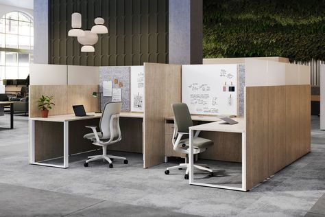 Modern Office Cubicle, Office Cubicle Design, Hybrid Office, Italian Office Furniture, Open Office Layout, Modern Office Furniture Design, Office Layout Plan, Cubicle Design, Contemporary Office Furniture