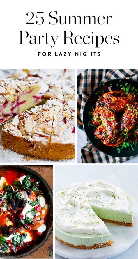 Summer Dinner Party Ideas, Summer Dinner Party Recipes, Summer Dinner Party Menu, Summer Entertaining Recipes, Dinner Party Ideas, Summer Dinner Party, Summer Food Party, Dinner Party Desserts, Easy Summer Dinners