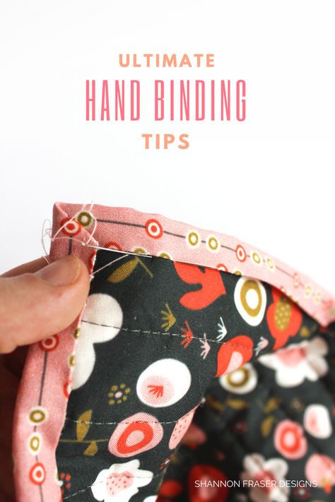 Binding Tips, Hand Binding, Quilt Binding Tutorial, Quilt Corners, Cushion Tutorial, Quilt Tips, Hand Stitches, Photo Quilts, Binding Tutorial